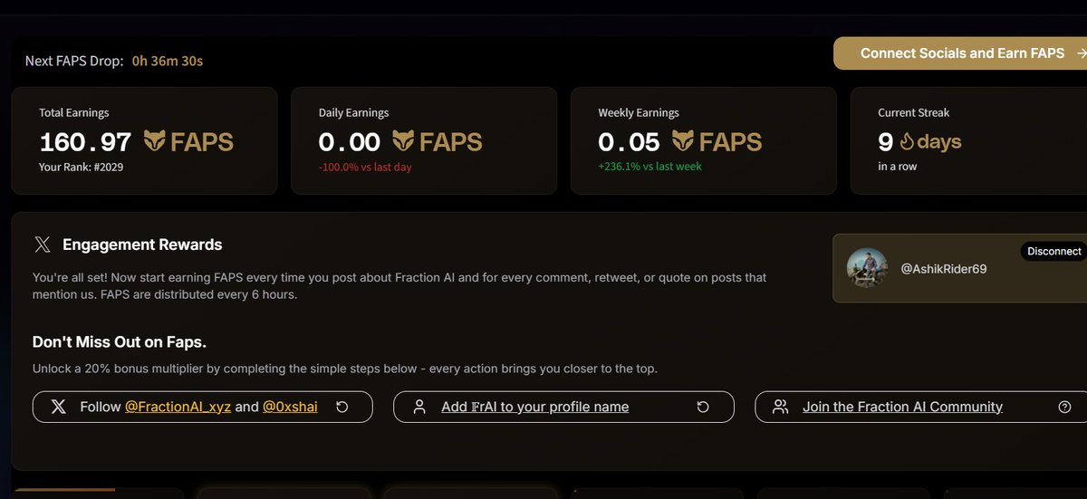 AshikRider69's tweet image. @FractionAI_xyz @0xshai 
💡 Stay active, earn Aura, climb the leaderboard!
That’s the way with @EdgenTech 🔥
#Aura #EdgePlus