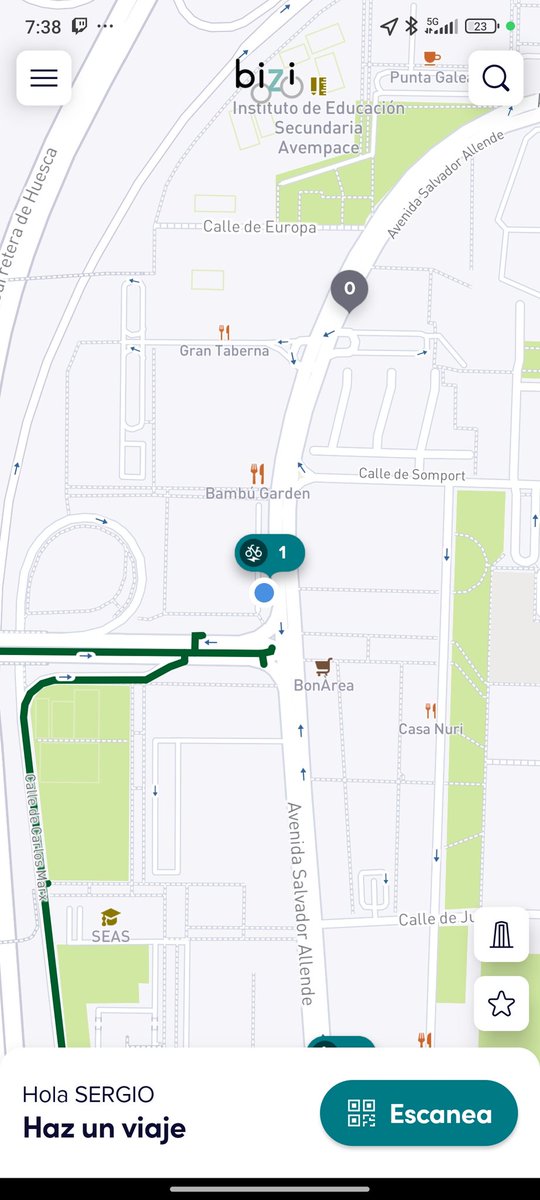 Pocas y encima no funcionan ... Gracias <a href="/zaragoza_es/">AyuntamientoZaragoza</a> como se nota la semana de la movilidad