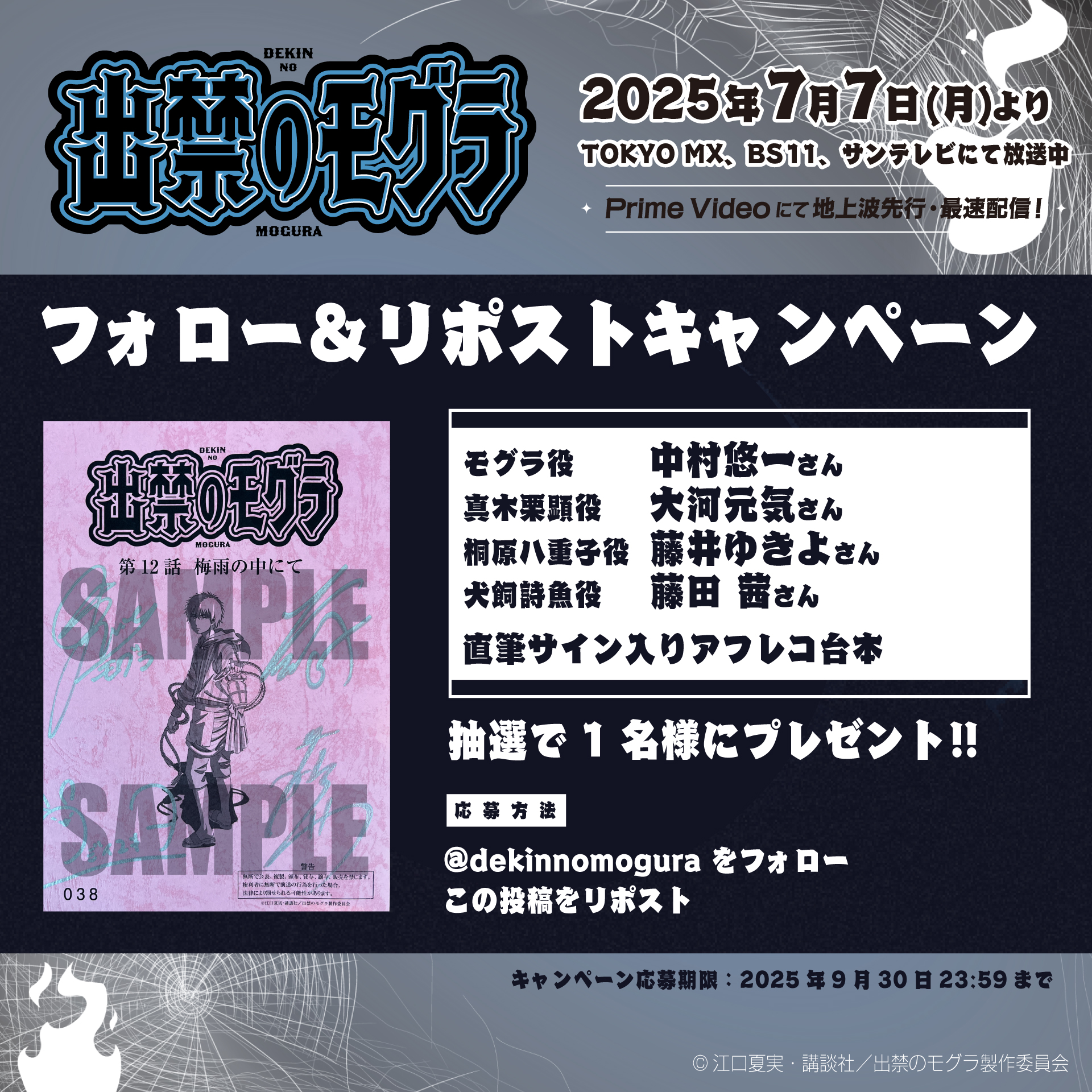 当選品 ファンモン 直筆 サイン 入り 中村アン 告知ポスター 蒼石瑠璃(あおヰしるり） on X: 