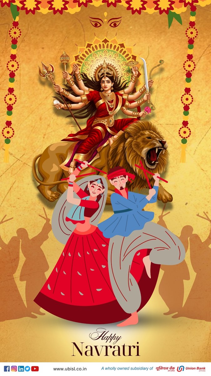 LtdUbi's tweet photo. Nine nights of devotion, dance, and divine energy are here! Let’s embrace the rhythm of garba, the colors of tradition, and the blessings of Maa Durga as we celebrate this beautiful journey of faith and joy.  #HappyNavratri #GarbaNights #DivineEnergy  #UBISL https://t.co/tA2e03A46R