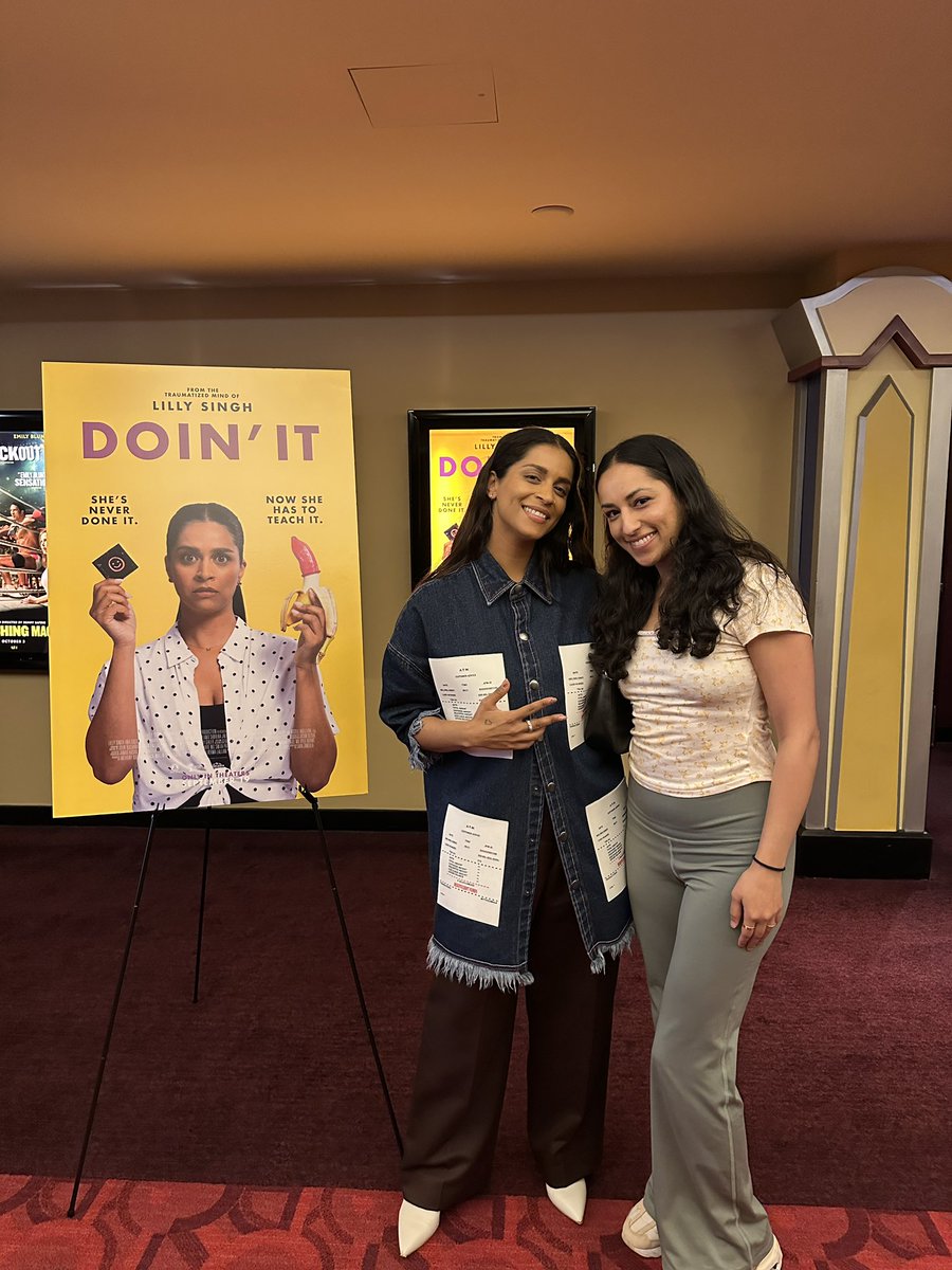 met my childhood hero today at her movie premiere in SF 🥹🩶