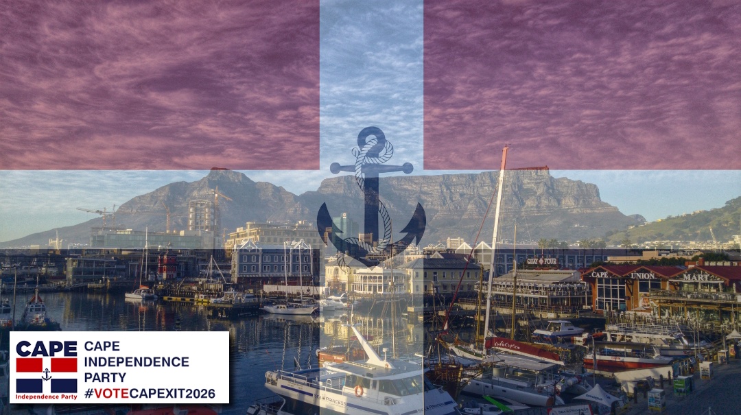 Cape for Capetonians – Our Soil, Our Soul! 
When we unite the Western Cape's voices, we have real power to transform lives for all. The time is now: join the Cape independence movement, and let's stand firm and build the thriving Cape Republic we deserve. 
#VoteCAPEXIT2026!
