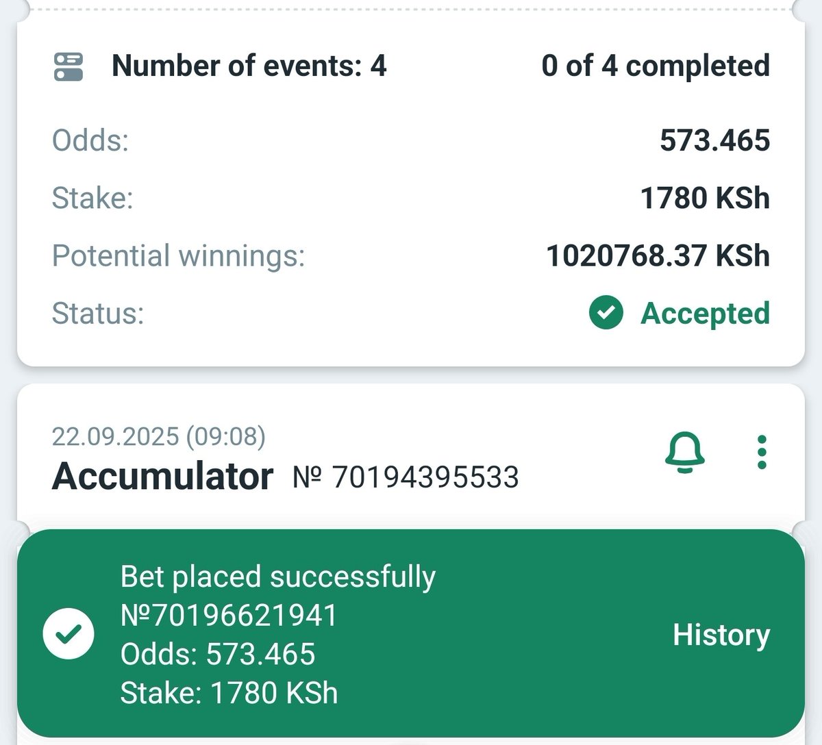 BETTING_MAFIA's tweet photo. MUST WIN 🏆 ✅️ 

Place bet here👇
https://t.co/I4rPutPDxR

Download app👇
https://t.co/f7Tn5otn6L

Promocode; KENYA

BETSLIP CODE 1: M3XQP 👉(570 odds)

BETSLIP CODE 2: DA8QP 👉(94 odds)

BETSLIP CODE 3: 4P8QP 👉(23 odds)

BETSLIP CODE 4: KGYQP 👉(77 odds) https://t.co/NoPMMWKoQY
