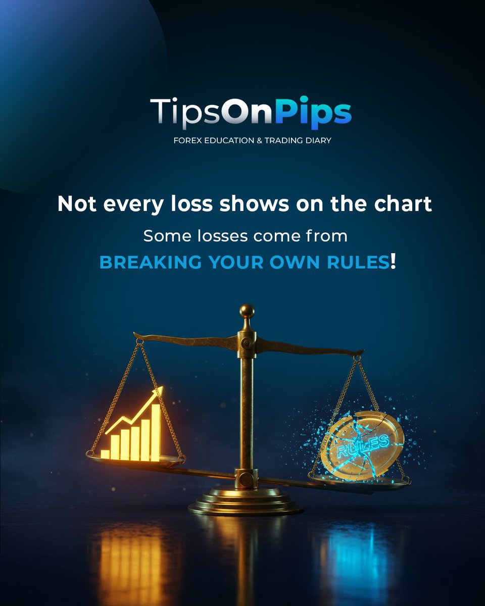 tipsonpips_'s tweet image. Some of the biggest losses aren’t in pips…

They’re in discipline.

Every time you move a stop, over-risk, or ignore your plan — your account feels it.

Trade smarter. Trade with TipsOnPips.

👉 Link in bio

#TipsOnPips #ForexTrading #GoldTrading #XAUUSD #TradingDiscipline