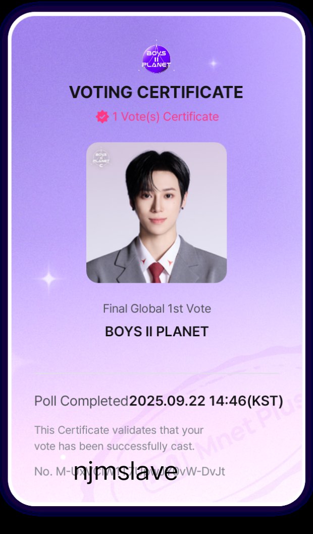 njmslave's tweet photo. reminder to vote for our nihao fine shyteee https://t.co/x5flPiFhB5