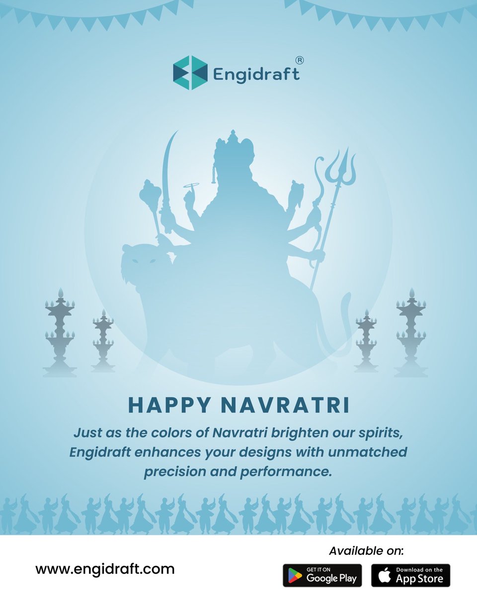 EngidraftApp's tweet photo. 🌼 This Navratri, let your ideas flow with the same vibrance as the festival itself.
With Engidraft, transform concepts into precise, reliable, and impactful designs—effortlessly. ✨
Wishing you joy, energy, and success this festive season!

#Engidraft #Navratri #Engineering https://t.co/rtKicc3RGc