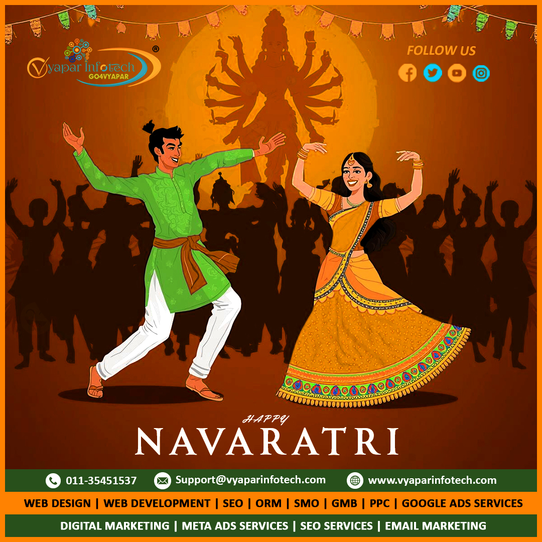 VyaparInfotech's tweet image. ⚡ Celebrate 9 nights of devotion, dance &amp;amp; divine energy! 🌸

Wishing you joy, success &amp;amp; strength this festive season.
 Happy Navratri from Vyapar Infotech! 💫

#HappyNavratri #Navratri2025 #VyaparInfotech