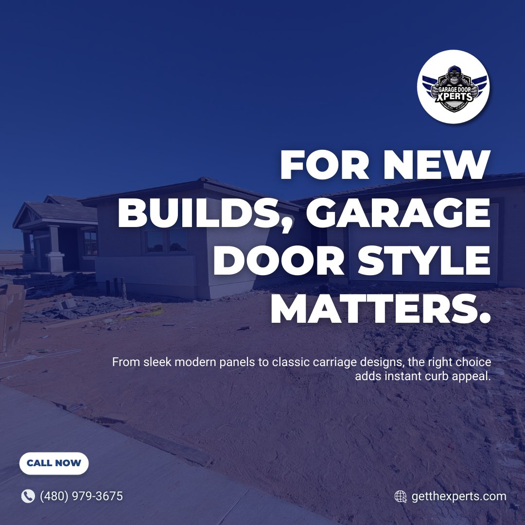 GarageXperts's tweet image. For new builds, garage door style matters.
From sleek modern panels to classic carriage designs, the right choice adds instant curb appeal.
✨ Start planning:
getthexperts.com
#GarageDoorInstallation #DesignSolutions