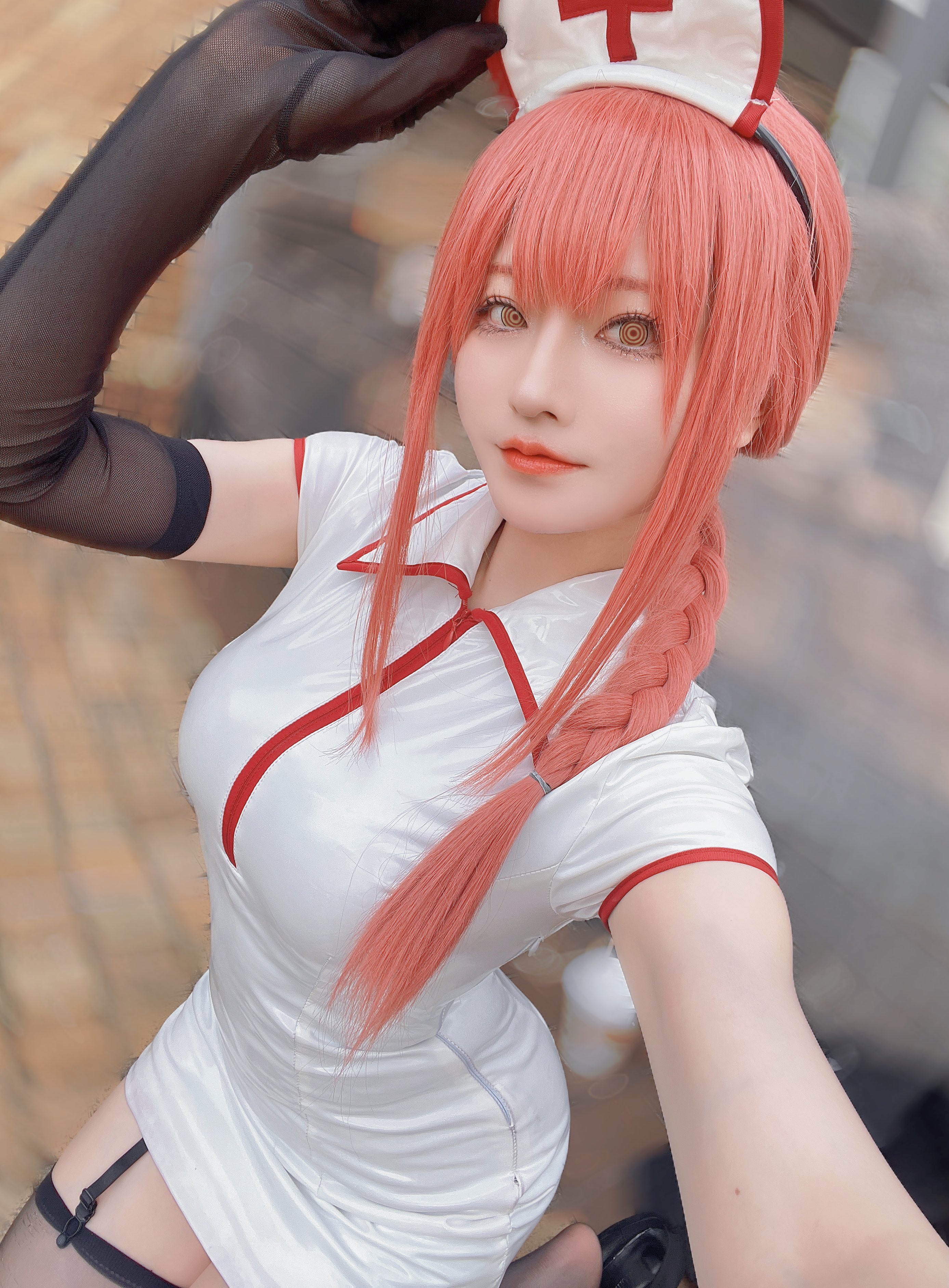 cosplay makima chainsaw man hot nurse