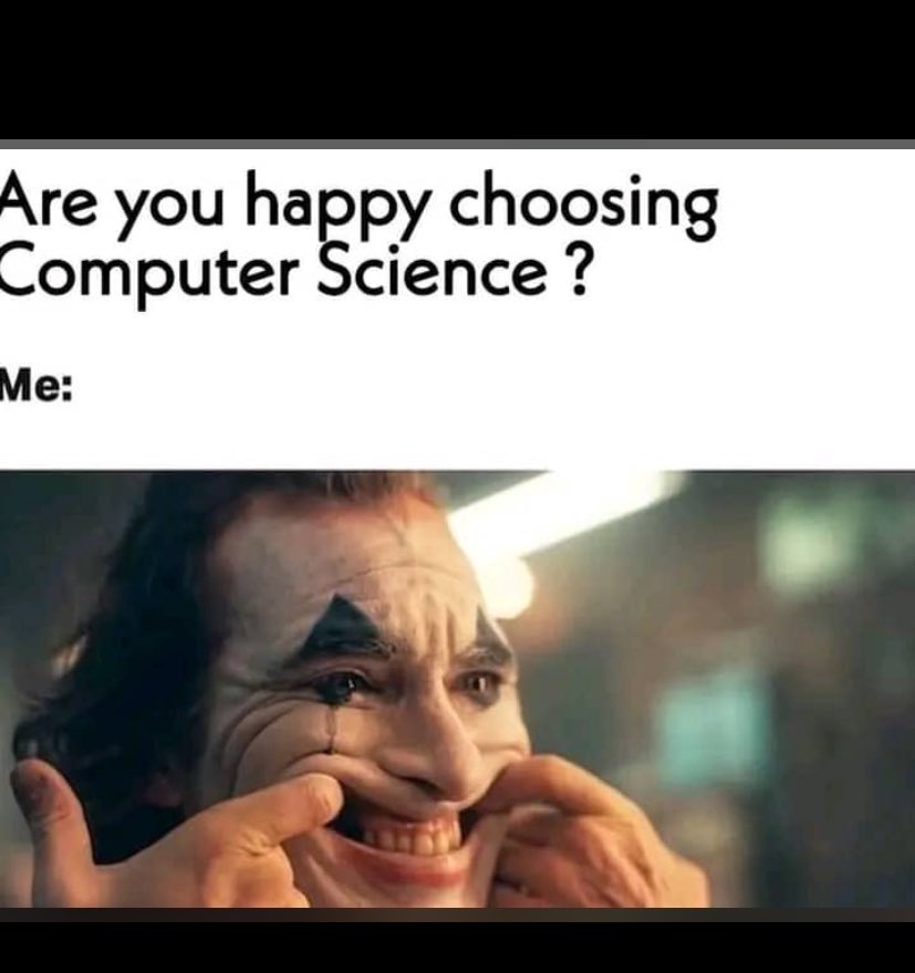 Starting the new week with an exam 😑
I'm cooked.