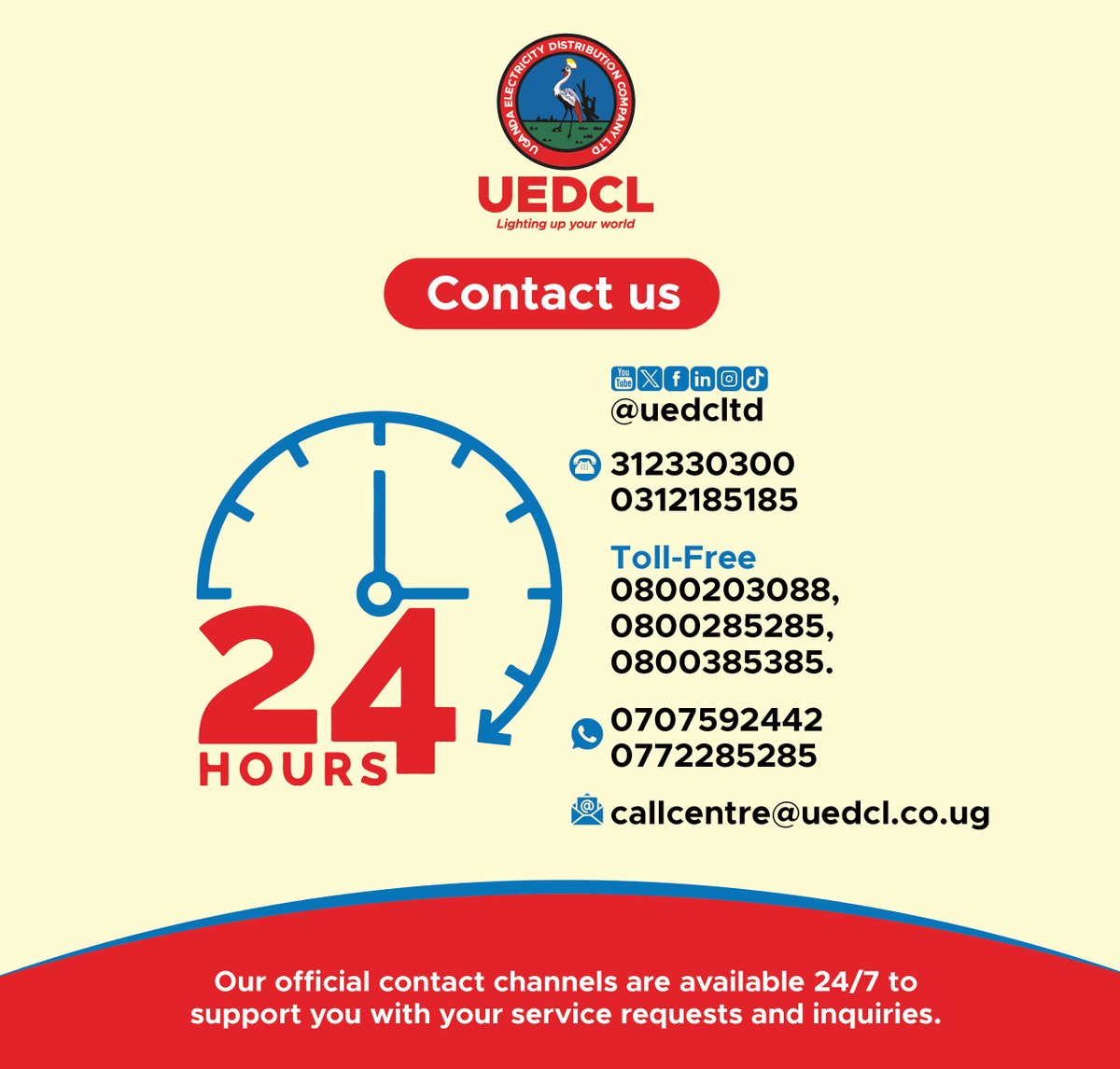 Uganda Electricity Distribution Company Ltd tweet media