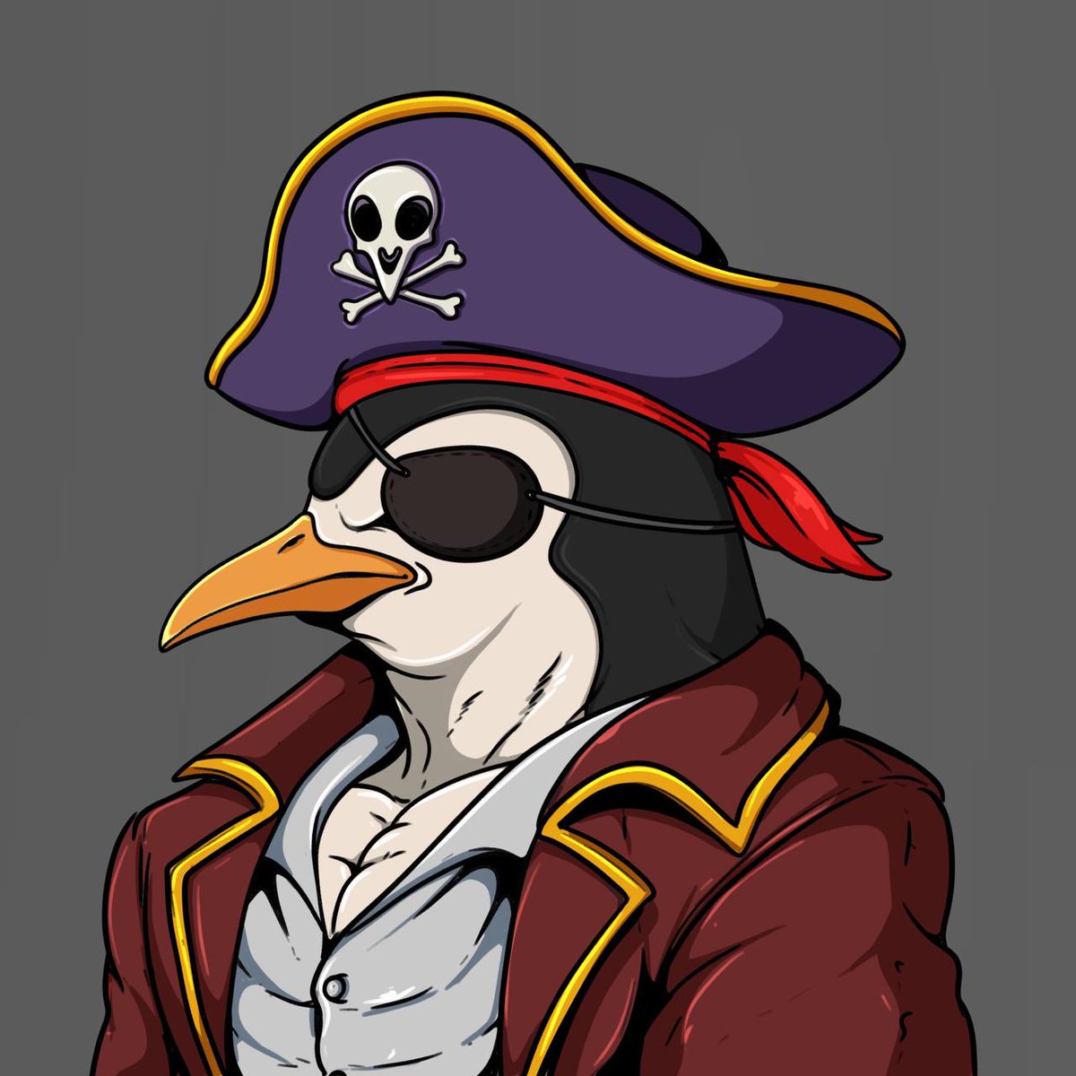 PenGYMSquad's tweet image. 🏴‍☠️ This swashbuckling penguin sails into @AbstractChain&apos;s defense, eye patch gleaming with rogue grit. 

&quot;Yo ho ho, and a bottle of rum!&quot; - treasure awaits the bold. 

#PenGYM #AbstractChain