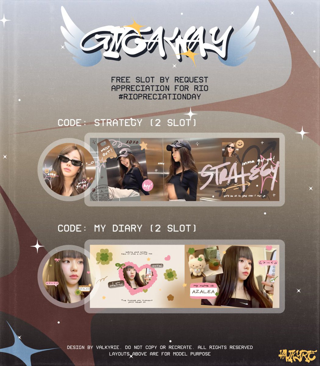 valkyriue's tweet photo. HELP REPOST? thank you 💖

hari ini (22/9) vaL ada 4 FREE SLOT BY REQ (strategy &amp; my diary) dari kak ivy dalam rangka apresiasi kak rio! @filssofi #RIOpreciationDay 🏅

💌 : by reply (no war)
⏰ : sekarang - reply aku tutup

scroll for more details! #zonauang #zonaba https://t.co/JhtobI61KO