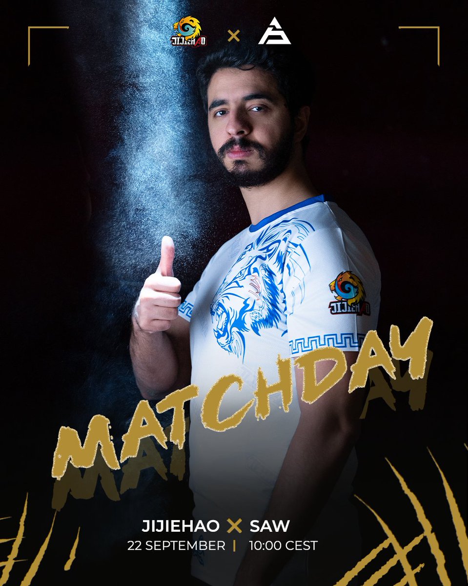 jijiehaocs2's tweet image. Game day🚀
We face @sawggofficial today at 10:00 CET.
Locked in. Fired up. Ready to deliver. 🔥

@esports_exort #TheProvingGrounds