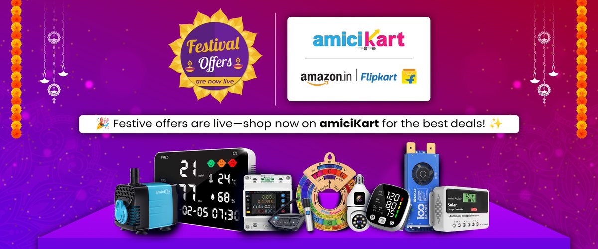 amicikart's tweet image. ✨Festive Offers are LIVE! ✨ Shop your favorites now on all marketplaces &amp;amp; our website. Don’t miss out, shop today! 🛍️
#BigBillionDays #GreatIndianFestival #FestiveSale #Flipkart #Amazon #ShopNow #Deals #FestiveOffers #OnlineShopping #MegaSale
