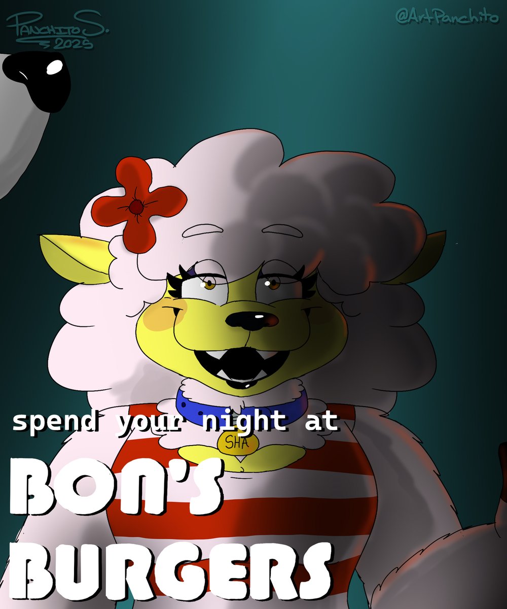 ArtPanchito's tweet photo. MORE POSTER OF BON´S BUERGERS IN MY STYLE.
🐰🐑🍔
#BonsBurgers #Posters #TheWaltenFiles #TwfBon #twf #digitalart #thewaltenfilesfanart #Twfsha #waltenfilesfanart #artwork #BontheRabbit #ShatheSheep #Reference #HorrorCommunity #FNAFVHS https://t.co/gw8GxdPDFa