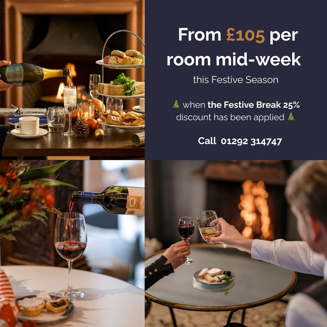 If you're celebrating this festive season with us, leave the car and get 25% off the best available B&amp;B rate 🎄 Take the day off work 😉 🛌 ♥️