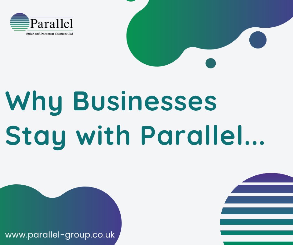 Parallel_Group_'s tweet image. We don’t believe in one-size-fits-all contracts or quick wins.
Every business we work with is different, so we take the time to understand how you operate and what you actually need from your print and office technology.
From there, we build a solution that works for you now…
