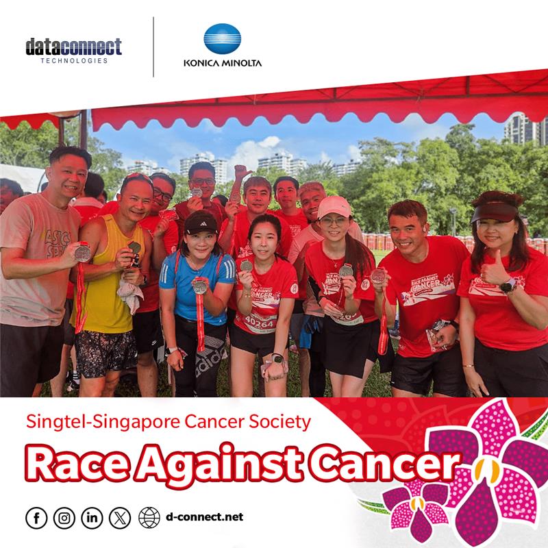 dataconnectt's tweet image. We are glad to be part of this meaningful event that supports cancer treatment subsidies, hospice care, research, and community programs.

If you missed the physical race, there is still time to join the virtual run open until 15 October 2025. 
Learn more: raceagainstcancer.org.sg