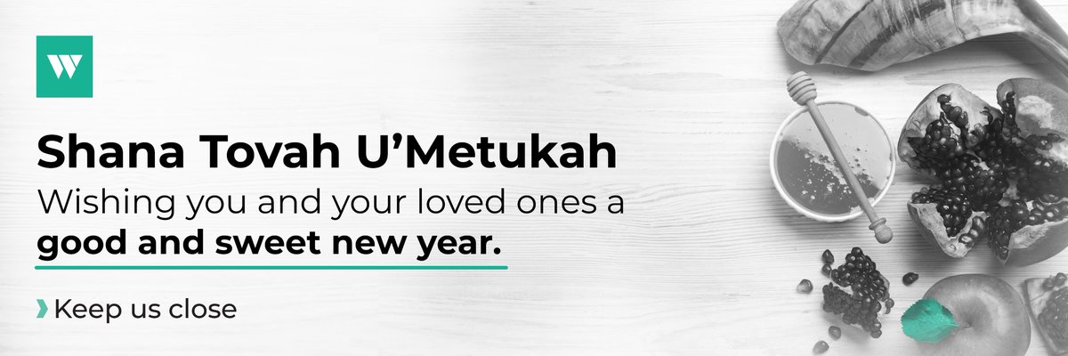 Wishing all who celebrate Rosh Hashanah a year filled with health, happiness, and success.