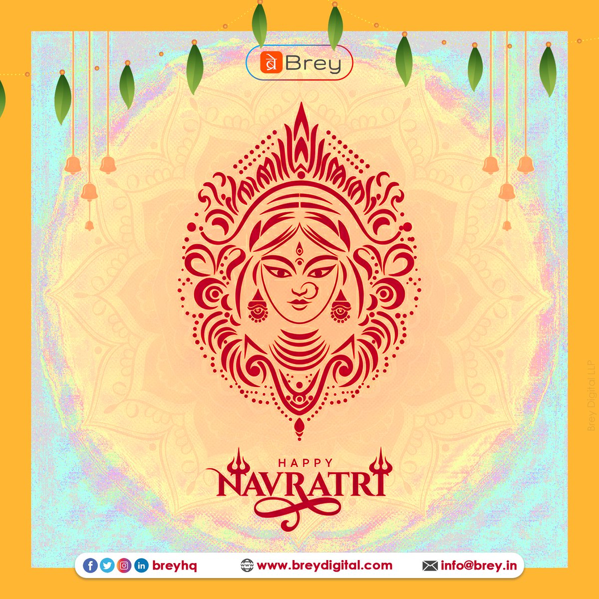 breyhq's tweet photo. On this auspicious occasion of Navratri, let us celebrate the spirit of Shakti that inspires strength, resilience and positivity.

Wishing you and your family prosperity, peace and well-being.

Happy Navratri! 🙏 https://t.co/sbyrGqCymr