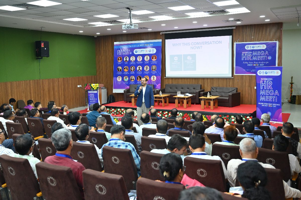 Glimpses from the #68thFoundationDay &amp; Workers’ Education Day Celebration along with the National HR Meet at Gujarat University, Ahmedabad.

#ShramikShikshaDiwas #NationalHRMeet

<a href="/LabourMinistry/">Ministry of Labour & Employment, GoI</a> <a href="/mansukhmandviya/">Dr Mansukh Mandaviya</a> <a href="/ShobhaBJP/">Shobha Karandlaje</a> <a href="/cpdtnbwed/">Chairperson DTNBWED</a> <a href="/virjeshupadhyay/">Virjesh Upadhyay</a> <a href="/PIB_India/">PIB India</a> <a href="/PIBLabour/">PIBLabour&Employment</a>