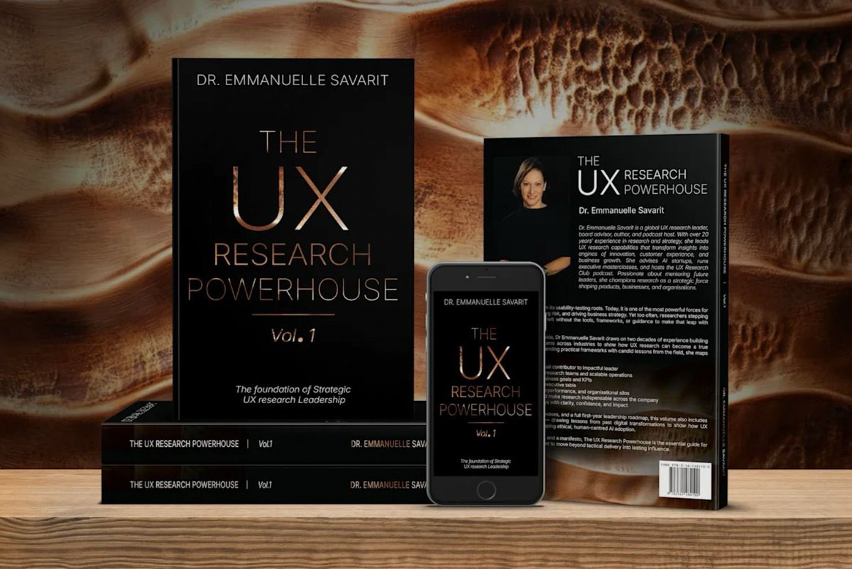 The UX Research Powerhouse – Volume 1: The Foundation of Strategic UX Research Leadership is set to launch in October 2025.
 Built on two decades of lessons in leadership and influence.
#uxr #ux #leadership #AI #uxrstrategy #uxrleadership
 #theuxrpowerhouse