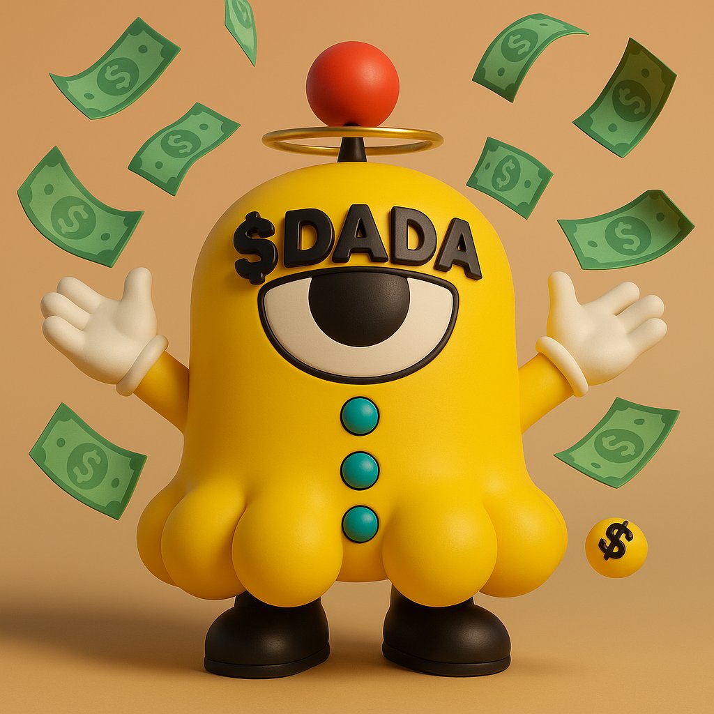 💸✨ Something is in the air…
Rumors say $DADA might start raining soon. 🌧️👀
Who’s ready to catch it? 🟡🚀