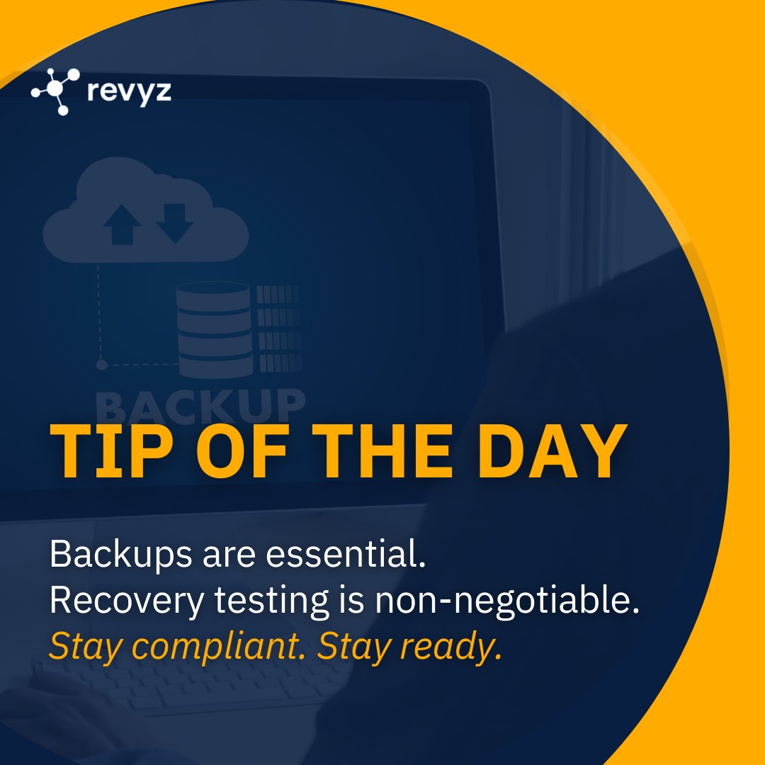 A backup is only as good as your recovery. ⚡

With #SOC2, #DORA &amp; #NIS2 demanding resilience, make sure you:
✅ Test recovery quarterly
✅ Document in #Confluence
✅ Share results with stakeholders

Bonus 🎯 Use Revyz for audit logs + complete coverage.

#JiraAdmin