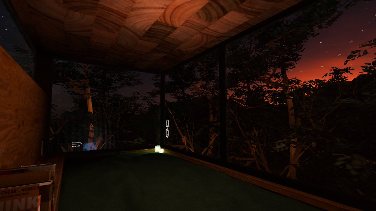 近日公開予定の秋のチルワールド「Autumn Midnight」です🍁。ぜひお楽しみに！！Boothでも販売予定です。
#VRChatワールド紹介