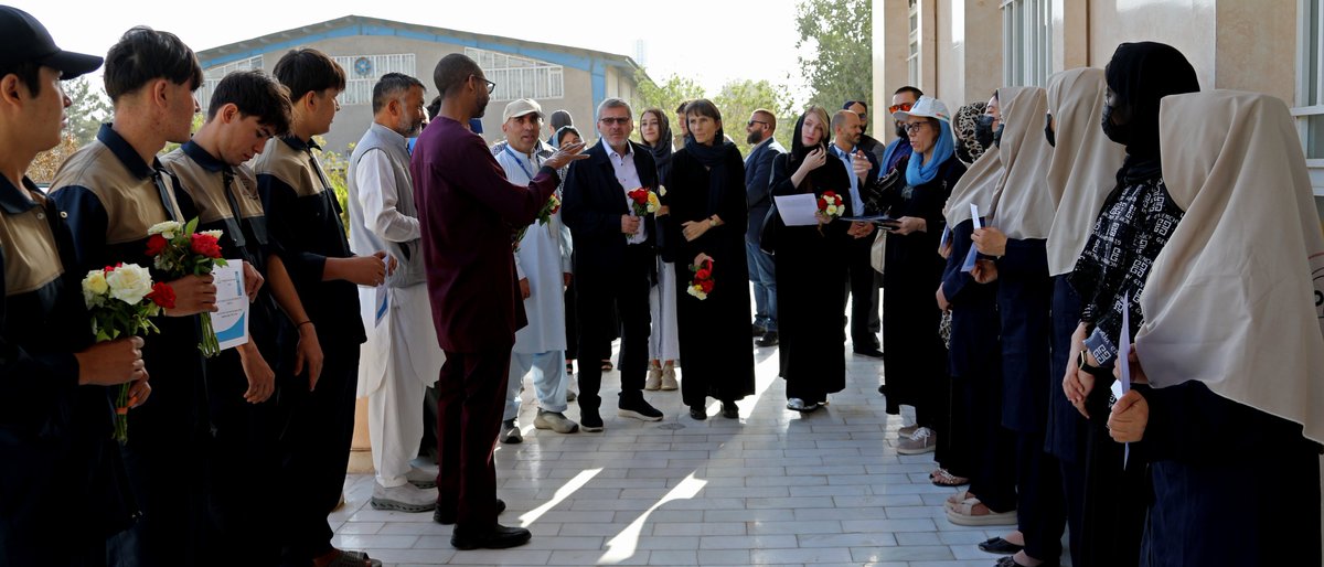 UNDPaf's tweet image. The @EUinAfghanistan Delegation &amp;amp; @UNDPaf visited Herat to meet women entrepreneurs &amp;amp; local businesses. From food processing to saffron &amp;amp; textiles, EU–UNDP support is helping enterprises grow, create jobs &amp;amp; strengthen livelihoods across western AFG. undp.org/afghanistan/ne…