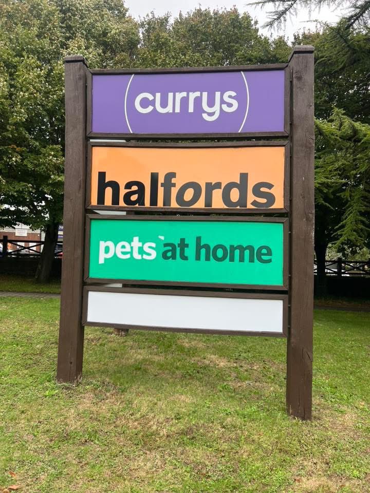 Trip down to Dorchester yesterday to repair a Timber sign that had suffered over the long hot summer. Warped and split timbers, strapped back into place and refixed. Good as new #sign #signs #signshop #signcompany #signdesign #signfabrication #signguy #signandgraphics #signmaker