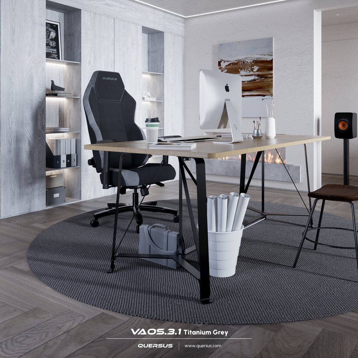 QuersusFR's tweet image. QUERSUS VAOS.3.1 Titanium Grey

Revêtement en tissu APS respirant avec inserts en simili daim NFS.

Parfait pour les environnements de bureau modernes : ergonomie avancée, réglages multiples, et soutien lombaire 4D pour un confort personnalisé durant de longues heures de travail.…