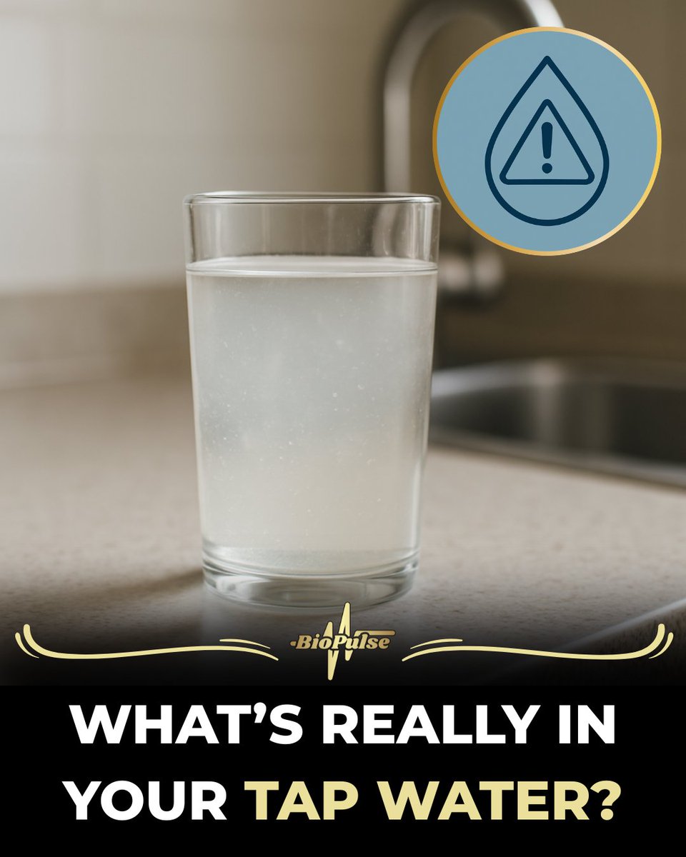 BioPulse_'s tweet image. 💧 The Tap Water Problem Most People Ignore

We’ve been told our water is “safe” — but that doesn’t mean it’s clean.

⚠️ Common Contaminants Found in Tap Water
• PFAS “forever chemicals” — linked to hormone disruption and cancer
• Microplastics — found in &amp;gt;90% of tap water…