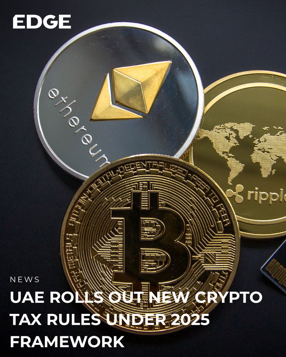 itp_tech's tweet image. UAE has introduced a new set of tax rules governing crypto assets, with the Ministry of Finance unveiling the Crypto-Asset Reporting Framework (CARF) to strengthen oversight and compliance across the sector.
Find out what it requires: loom.ly/lNIpbZc