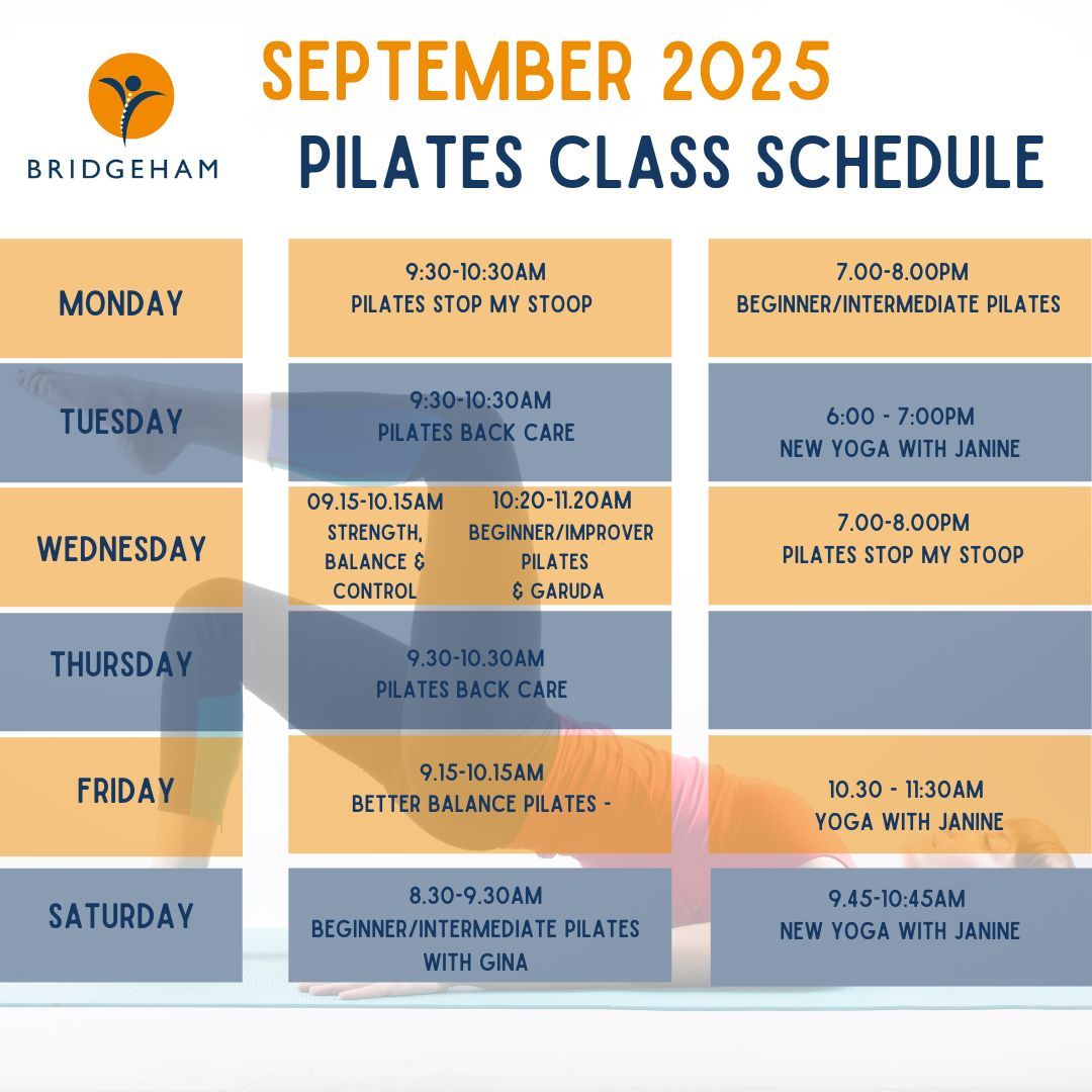 BridgehamClinic's tweet image. Embracing Change
🌿 Seasons change &amp;amp; so can you. Move with strength &amp;amp; ease through life’s transitions with Pilates, Yoga &amp;amp; rehab at Bridgeham.
👉 bridgehamclinic.com/findaclass
#EmbraceChange #MoveWellFeelWell #BridgehamClinic