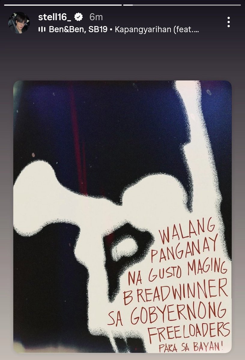 si stell na hindi tumatahimik sa paggamit ng platform at influence niya. :)