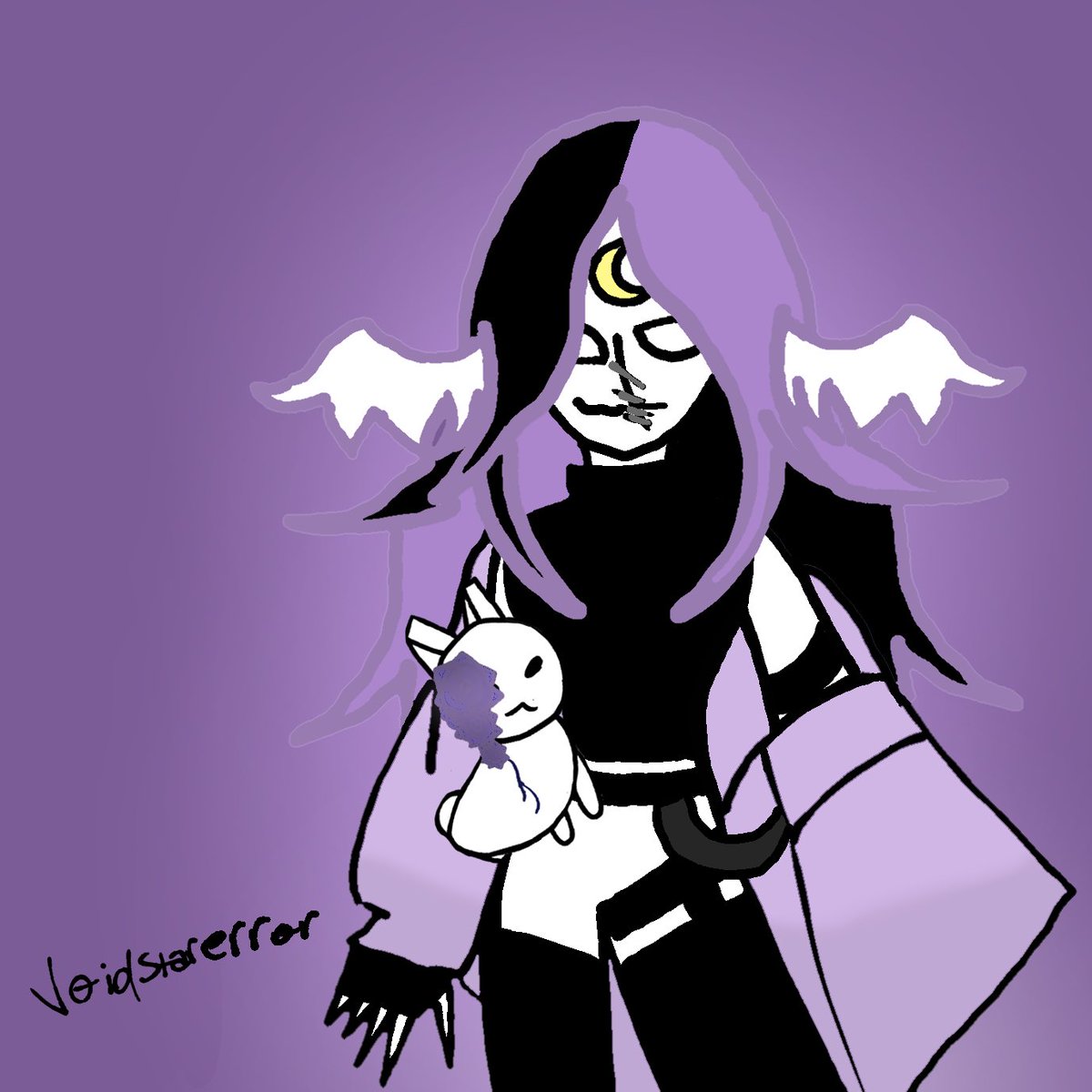 VoidStarError's tweet image. Idk what looks better #fypシ #ocart #randomart