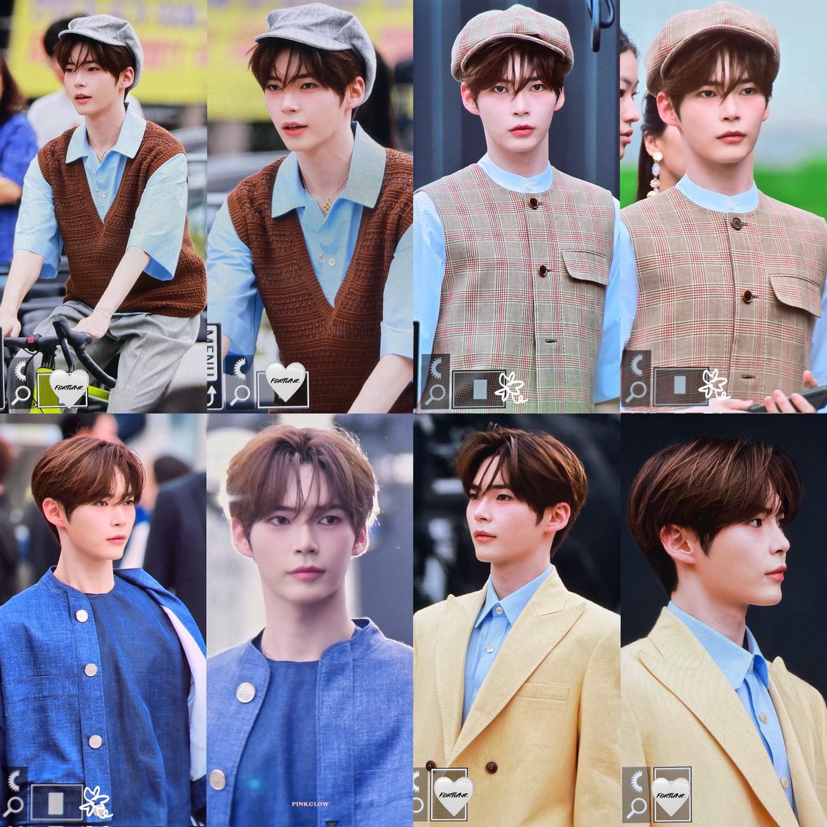 4 outfits for sung hanbin, it feels like every year they’ll just give him more 😭 THANK YOU for sung model meal