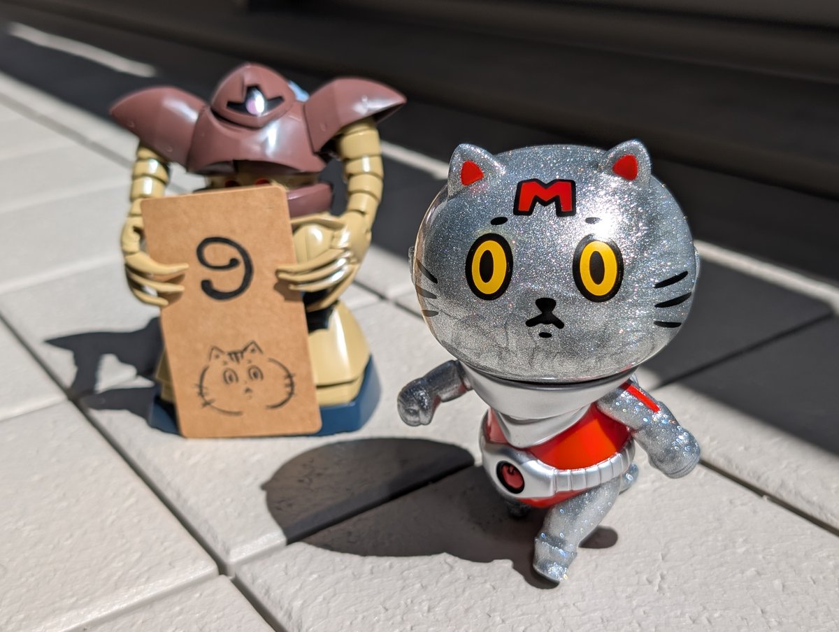 バケタンブログ　ママンマン　干支のネコ バケタンブログ10周年の個展「COLOUFUL」に行ってきた♪ - みあ
