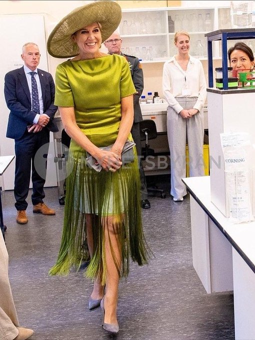 الملكة ماكسيما تحتفي بمرور 40 عامًا على تأسيس بنك الأدمغة في أمستردام حضور علمي وأزياء ملفتة من الملكة العريقة 