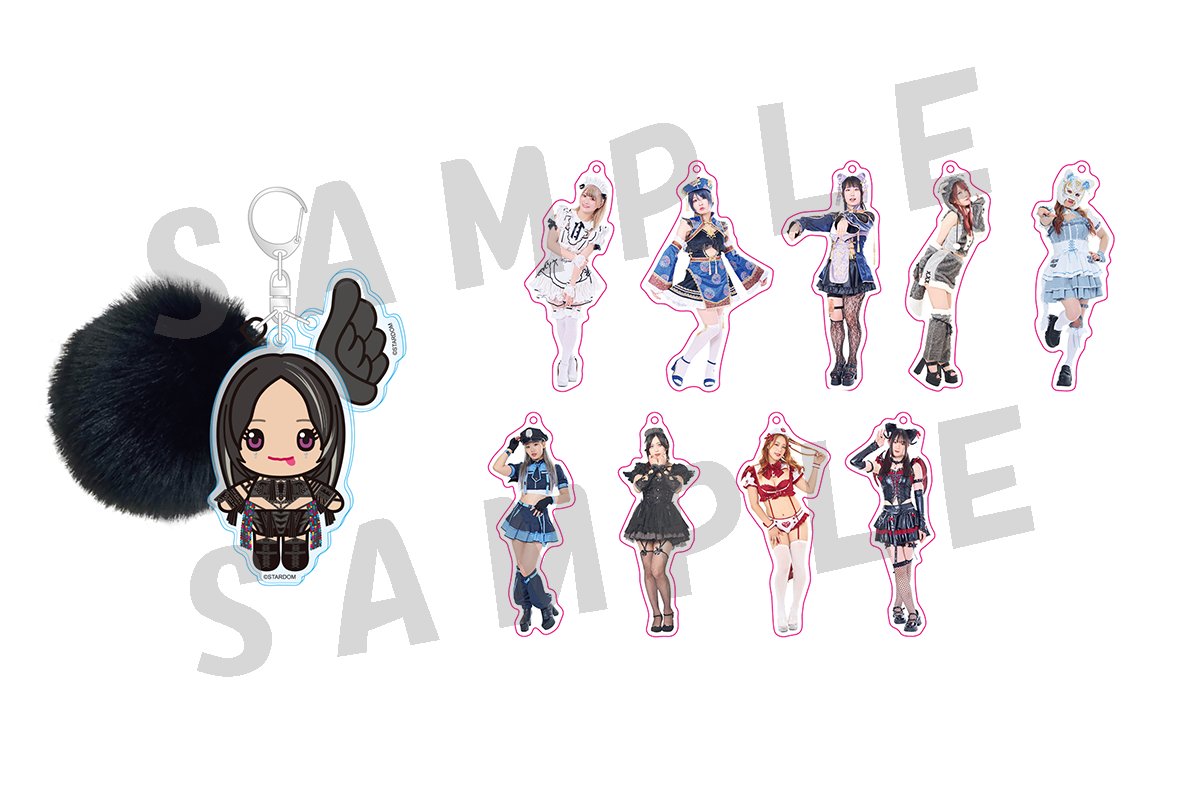 完売品！　女子プロレス　スターダム　ハロウィン　アクリルキーホルダー　上谷沙弥 女子プロレス スターダム ハロウィン アクリルキーホルダー 上谷