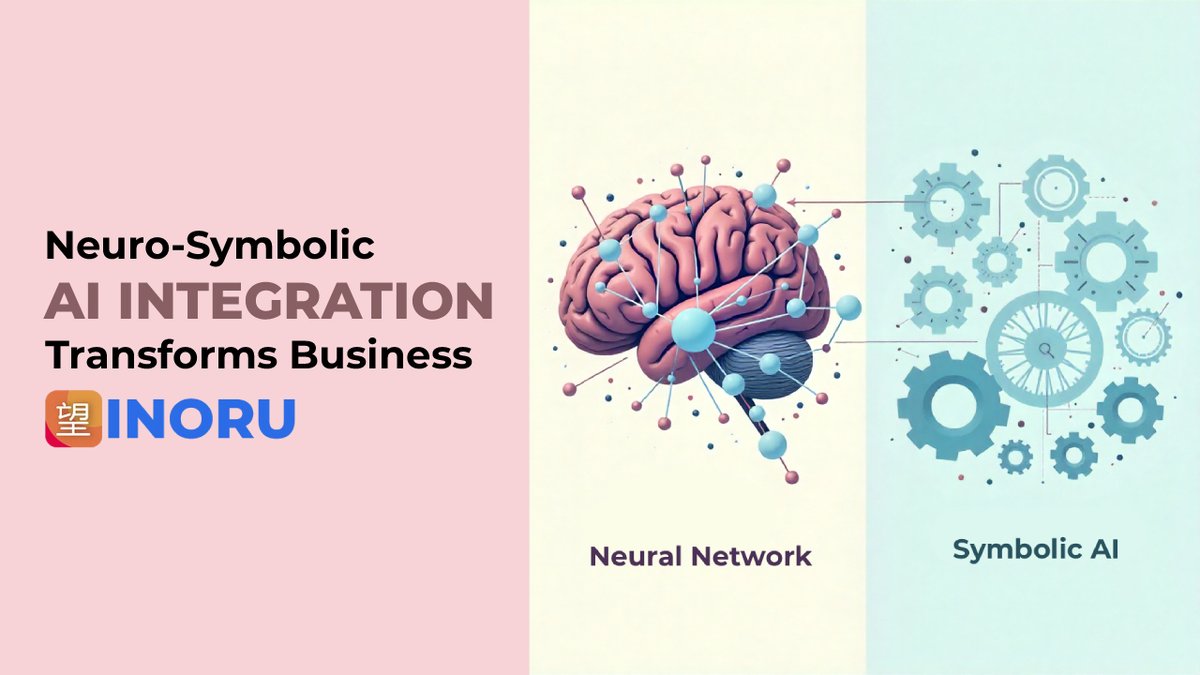 INORU_Official's tweet image. Neuro-Symbolic AI = Deep Learning 🔗 Symbolic Reasoning. This powerful combo is transforming business decision-making.
📩 Know More: inoru.com/blog/neuro-sym…
#NeuroSymbolicAI #NeuroSymbolicAIIntegration #AIBusiness #AIforBusiness #AIinBusiness #AI #ArtificialIntelligence