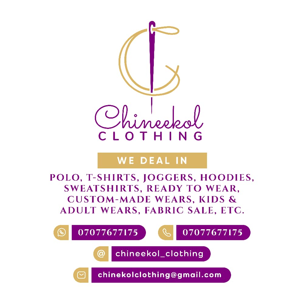ChineekolClothn's tweet image. It&apos;s a new week to refresh your mind on what #ChineekolClothing does.
We&apos;re active for your Polos, T-shirts, Joggers, Hoodies, Sweatshirts, Knickers, 2-piece wears, etc.
Whether for one or bulk order, we&apos;re active.
Holla at us on WhatsApp: wa.me/2347077677175