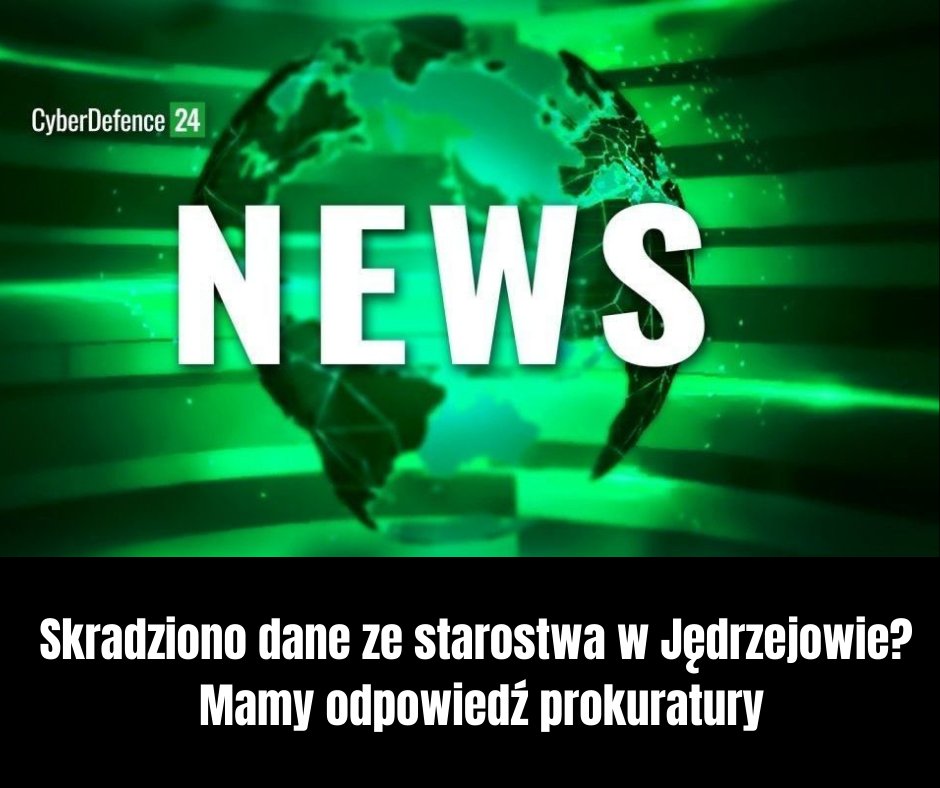 Cyberprzestępcy twierdzili, że wykradli dane ok. 80 tys. osób 👀

Co ustaliła Policja❓🤔

📎 LINK: cyberdefence24.pl/rok-po-ataku-n…

<a href="/oskarklimczuk/">Oskar Klimczuk</a> #cyber #ransomware #hack