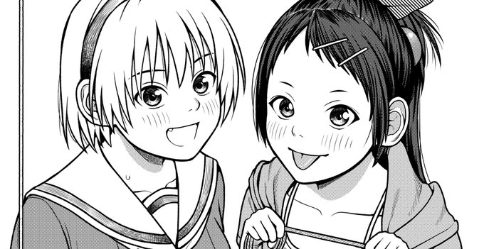 FANBOXでの落書きリクエスト②です(リクエストは終了しました)。ひぐらしと自作の女の子という自分得な絵です。1組プランにて公開しています。