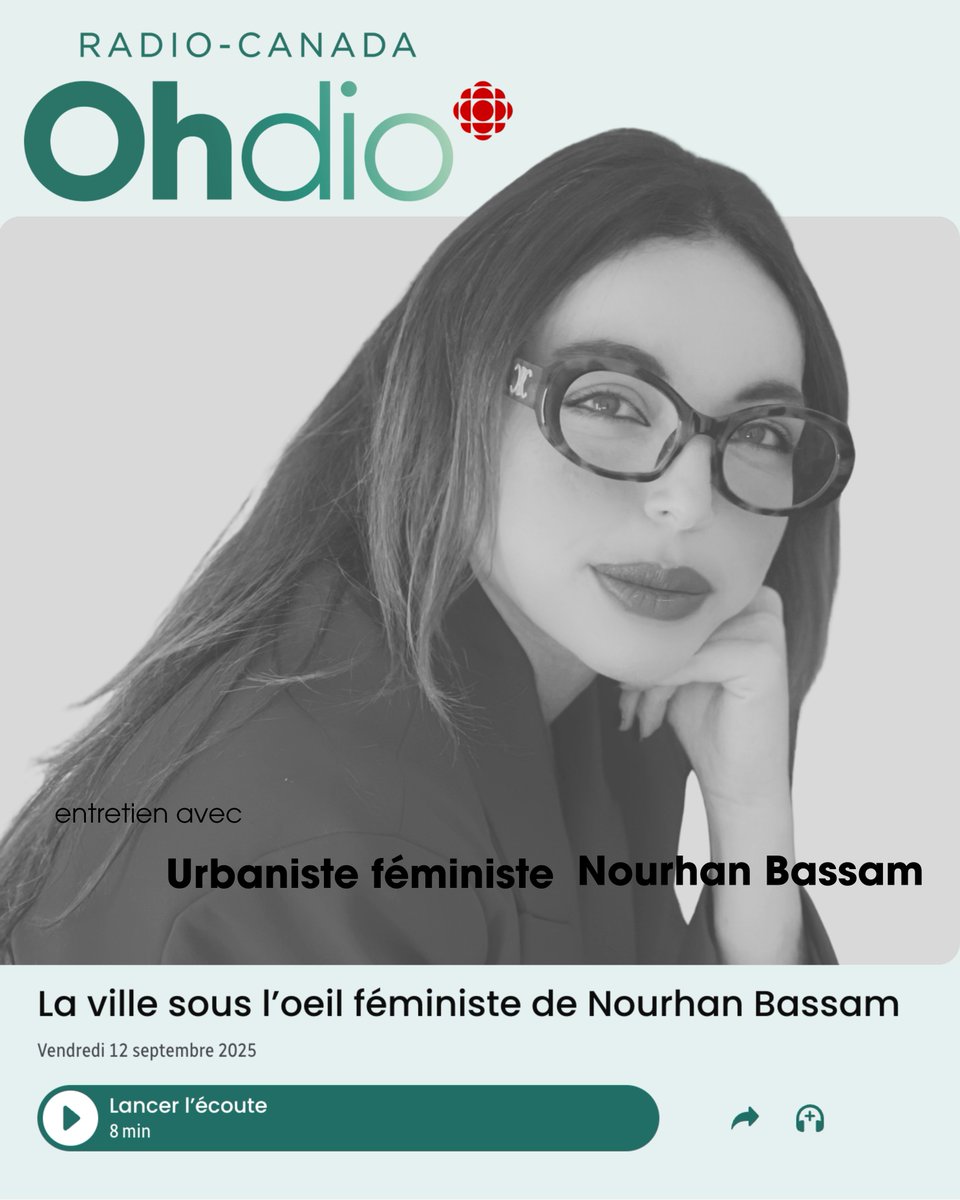nourhanbassam12's tweet photo. j’ai eu le plaisir d’être interviewée par @RadioCanadaInfo. j’ai présenté le Placemaking féministe, réfléchir à ce que pourraient être des villes #féministes et comment le design urbain peut mieux répondre aux besoins de toutes et de tous.
https://t.co/sLACaKiBT0 https://t.co/rFFR8P02He