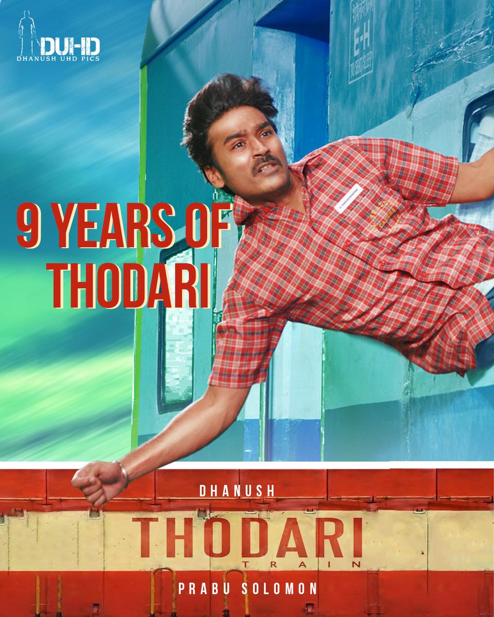 dhanushUHD_offl's tweet photo. Today #Thodari Day #Sep22
The First Train Movie.!! #Hardwork #Dedication @dhanushkraja Anna..❤️🔥
#9YearsOfThodari #9YearsOfPoochiyappan
#IdliKadai | #DhanushUHD_Offl https://t.co/5PARs6Iy2s