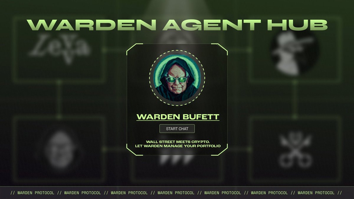 Day 7 of our (coming) agent deep dive for <a href="/wardenprotocol/">Warden</a>.

The agent hub is getting STACKED.

We've covered:
→ KAIbot (it's live, go use it!)
→ ApexLiquid (perps on easy mode) <a href="/Apexliquid_bot/">Apexliquid</a> 
→ LevvaFi (perps on easy mode) <a href="/levva_fi/">Levva</a> 
→ WachAI (on-chain detective) <a href="/Wach_AI/">WachAI</a>