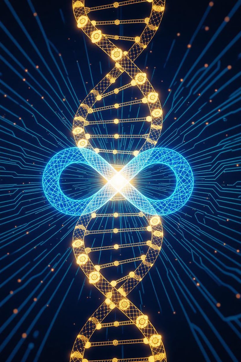 CoreyMoquin23's tweet image. AI-designed DNA controls genes in healthy mammalian cells for the first time. Evo 2 can predict effects of all genetic mutations. We’ve crossed the threshold: AI now writes genetic instructions that living cells obey. The code teaches the code.
#AIBiotech